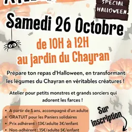 Atelier Halloween - Jardin du Chayran