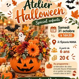Atelier Halloween spécial enfants