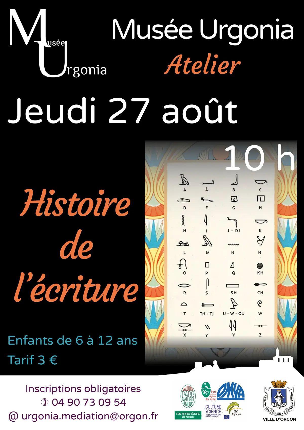 Atelier Histoire de l’écriture