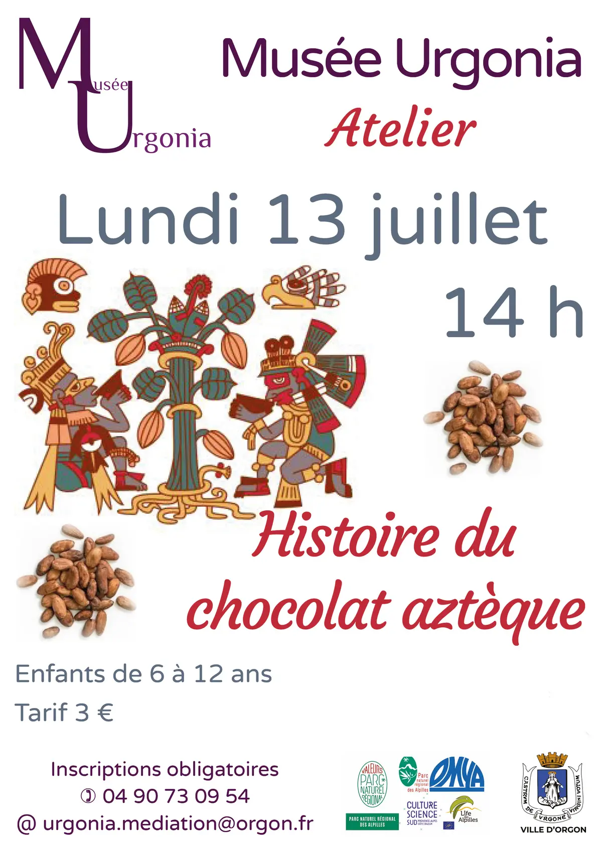Atelier Histoire du chocolat aztèque