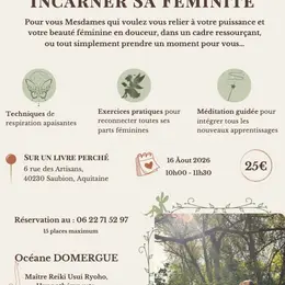 Atelier Incarner sa féminité