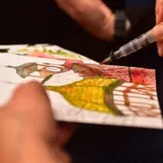 Atelier initiation à l'aquarelle en plein air à Colmar (68)