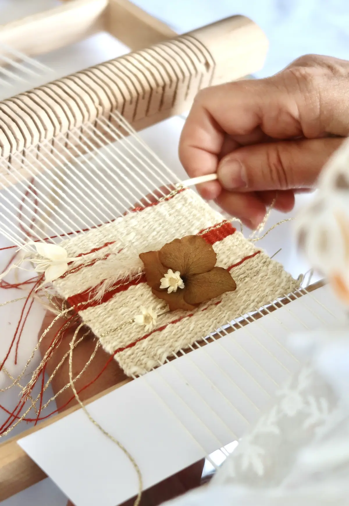 Atelier - Initiation au tissage végétal - Amandine Blanchet