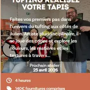 Atelier Initiation Au Tufting Réalisez Votre Tapis