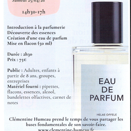 Atelier Initiation Création de Parfums