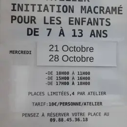 Atelier Initiation Macramé