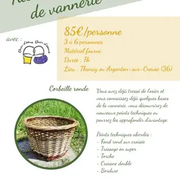 Atelier initiation vannerie