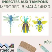 Atelier | Insectes aux tampons