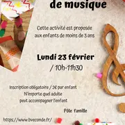 Atelier instruments de musique > Vacances d'hiver