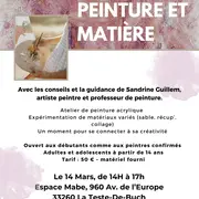 Atelier intuitif peinture et matière