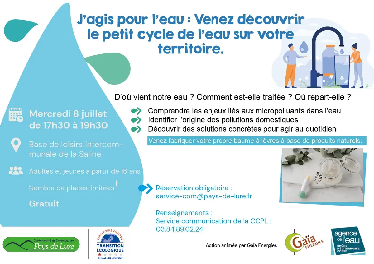 Atelier 'J'agis pour l'eau !