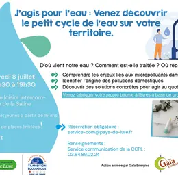 Atelier 'J'agis pour l'eau !