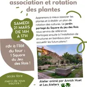 Atelier jardin : association et rotation des plantes