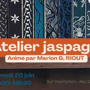 Atelier jaspage (décoration de livre)