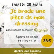 Atelier - Je brode une pièce de mon dressing