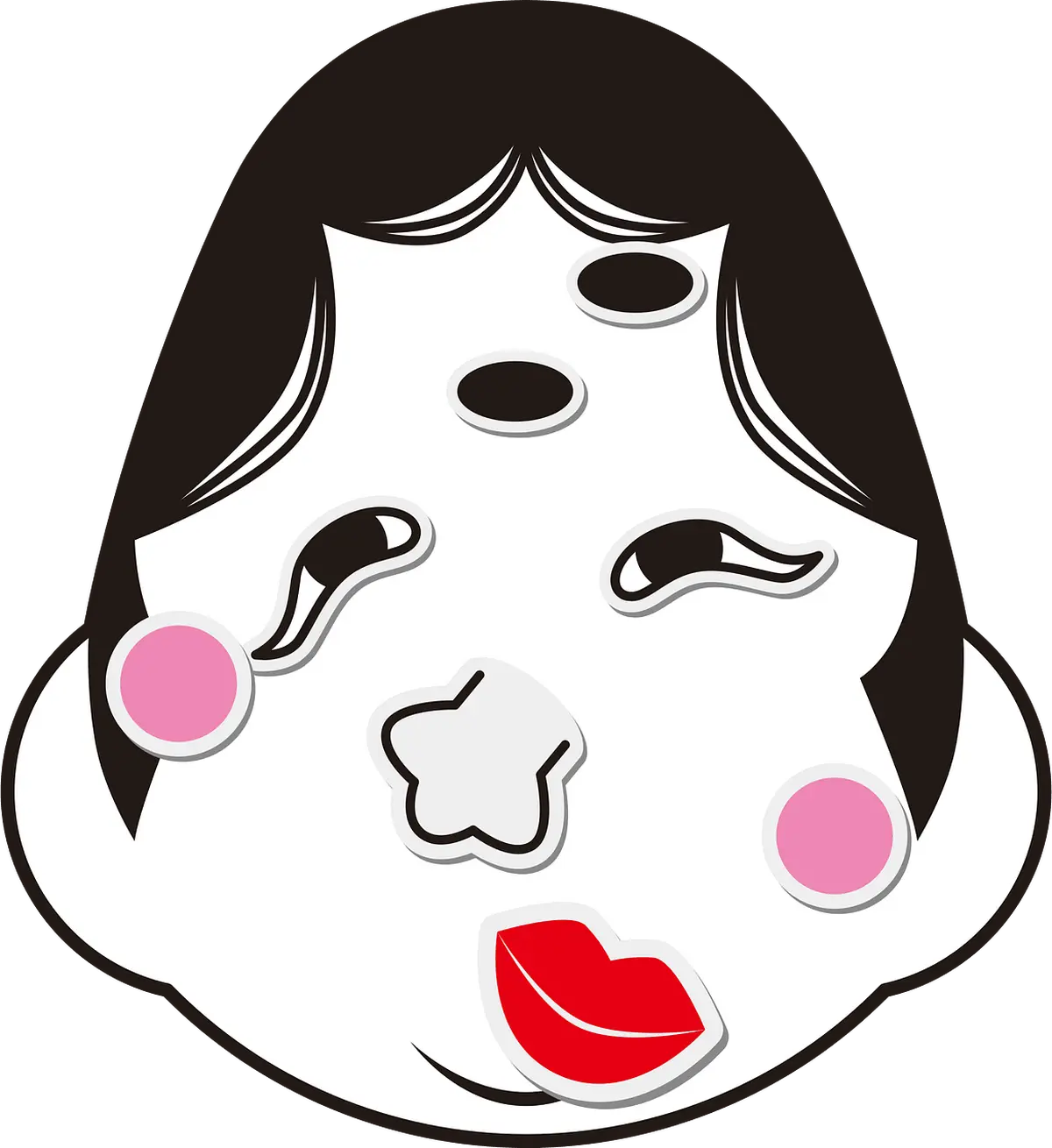 Atelier jeu Fukurawai, portait japonais