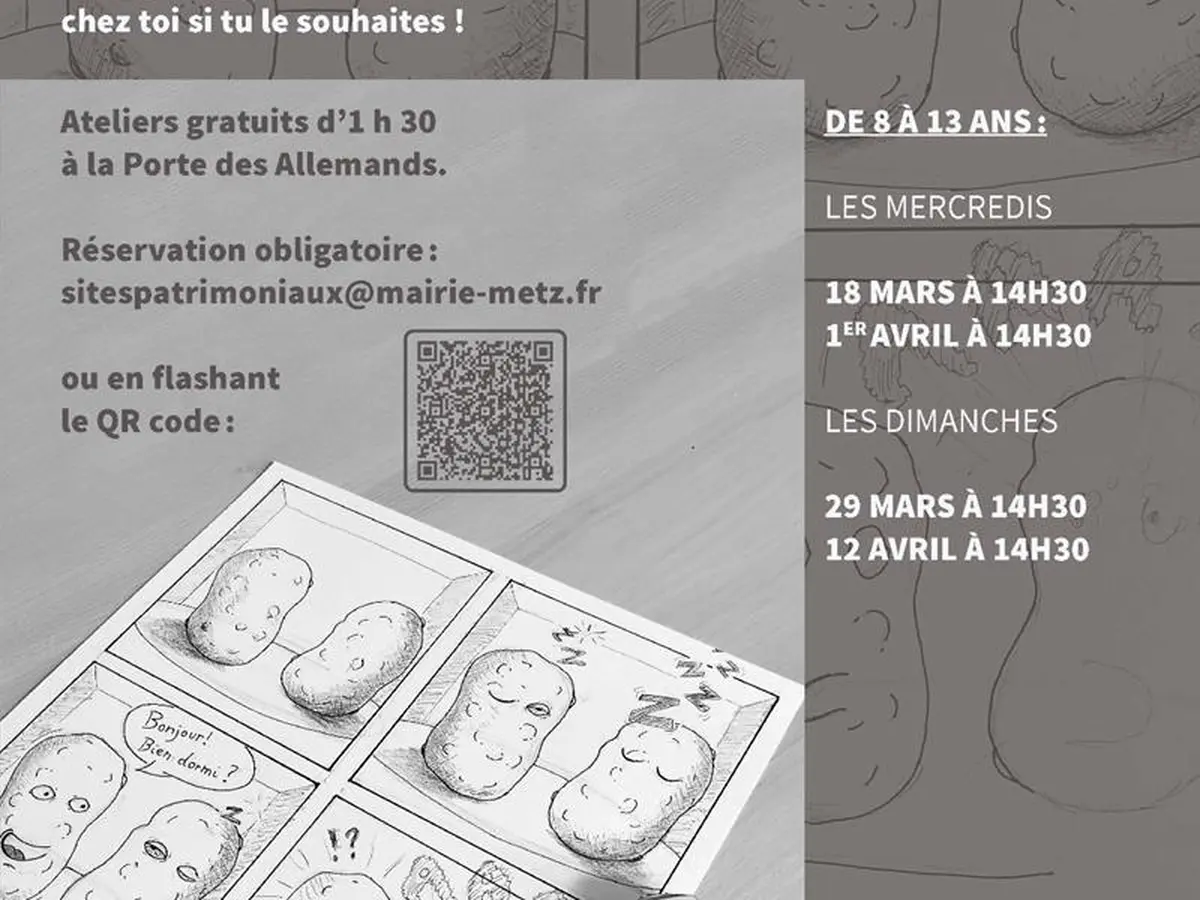 Atelier jeune public - Imagine ton histoire en BD