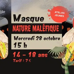 Atelier Jeunes au Musée Marzelles : Création d'un masque d'une nature maléfique