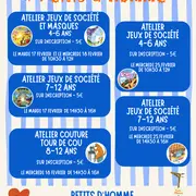 Atelier Jeux de société 4-6 ans