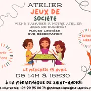 Atelier jeux de société