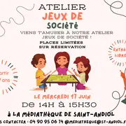 Atelier jeux de société