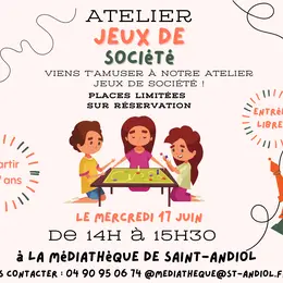 Atelier jeux de société