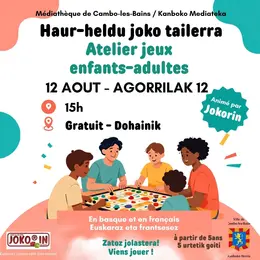 Atelier jeux enfants-adultes
