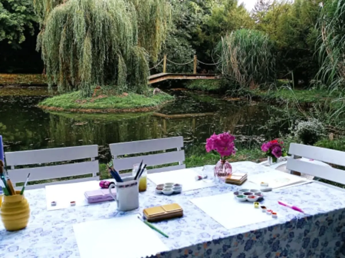 Atelier journée aquarelle en plein air à Hermonville (51)