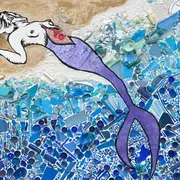 Atelier La fresque des mermaids : L'océan en morceaux by Maud Le Car