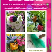 Atelier laine cardée, animé par Milena Rylska