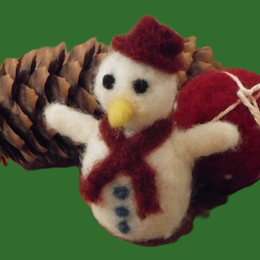 Atelier laine cardée spécial Noël