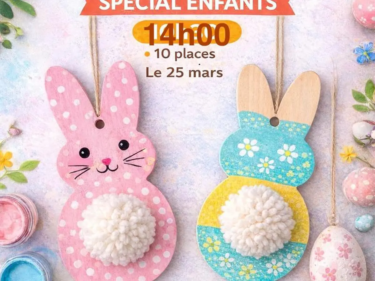 Atelier lapin à décorer - Boutique de Toul
