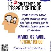 Atelier Le Printemps de l'esprit critique