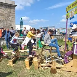 Atelier Le tour à bois cyclette - Ferme-musée du Cotentin