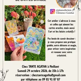Atelier lecture et création de cartes oracle