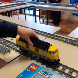Atelier Lego trains