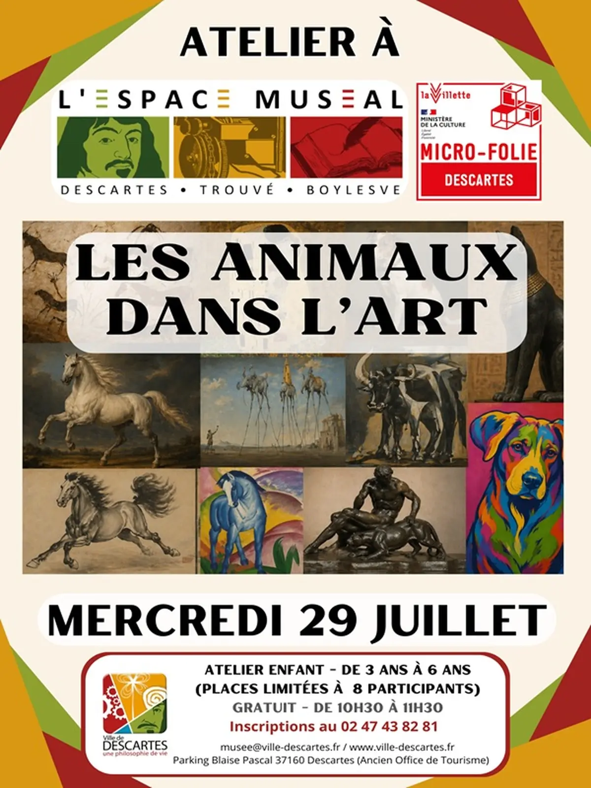 Atelier Les animaux dans l'art