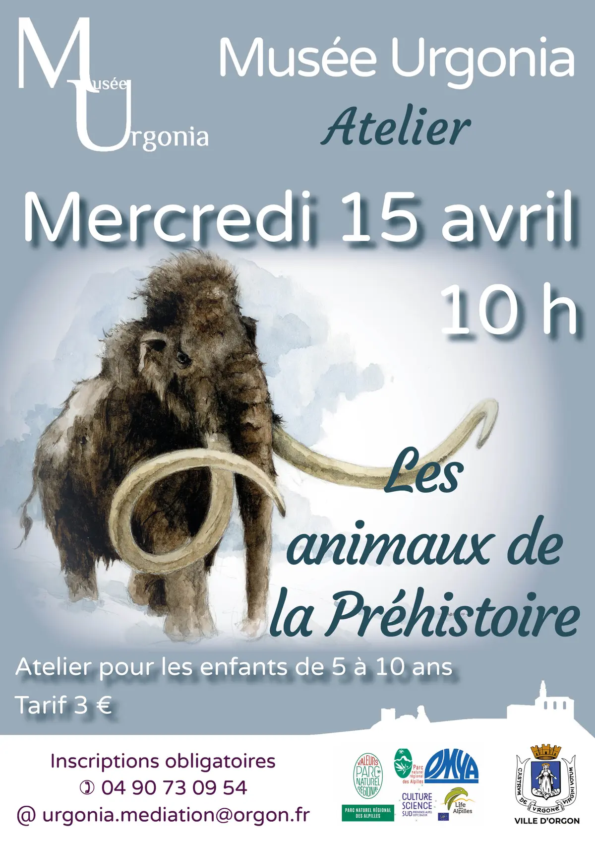 Atelier « Les animaux de la Préhistoire »