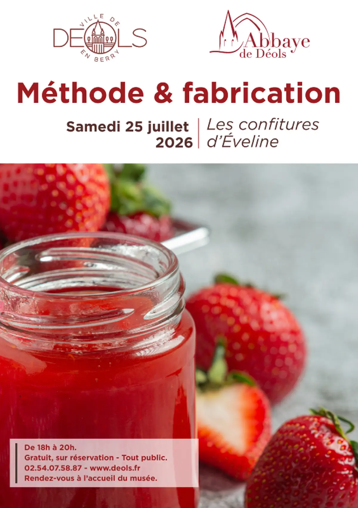 Atelier : Les confitures d’Eveline