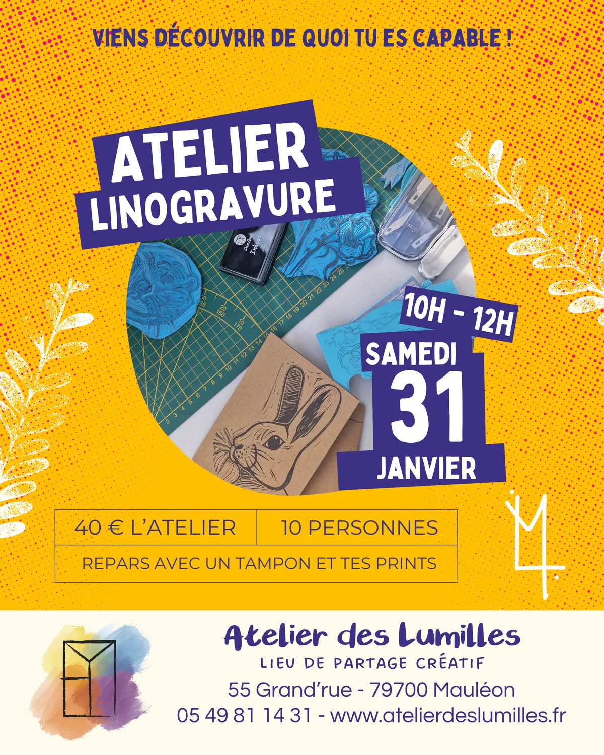 Atelier - Linogravure