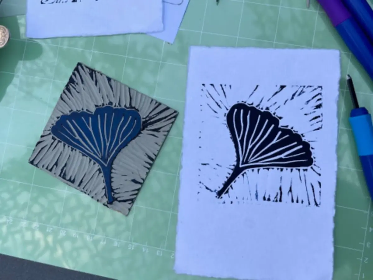 Atelier linogravure à Jouy-sous-Thelle (60)