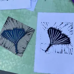 Atelier linogravure à Jouy-sous-Thelle (60)