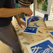 Atelier Linogravure à Terres d'Oiseaux