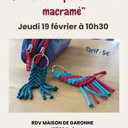 Atelier macramé jeune public