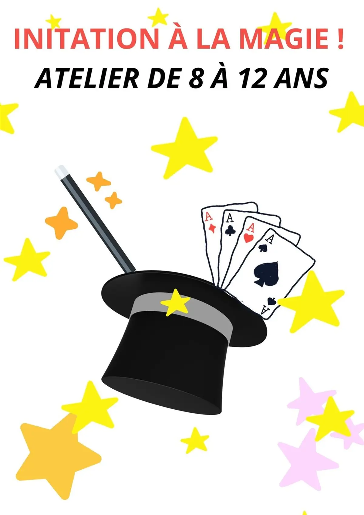 Atelier magie de 8 à 12 ans