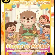 Atelier manuel créatif fleurs en papier