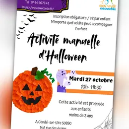 Atelier manuel d'Halloween