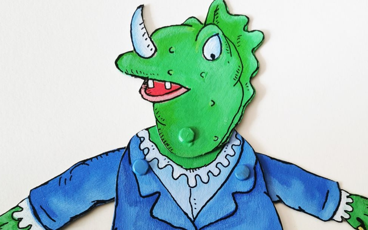 Alex Rochereau, marionette articulée d'après Papa, Philippe Corentin, ©l'école des loisirs