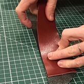 Atelier maroquinerie ceinture reversible en cuir Marseille 1er