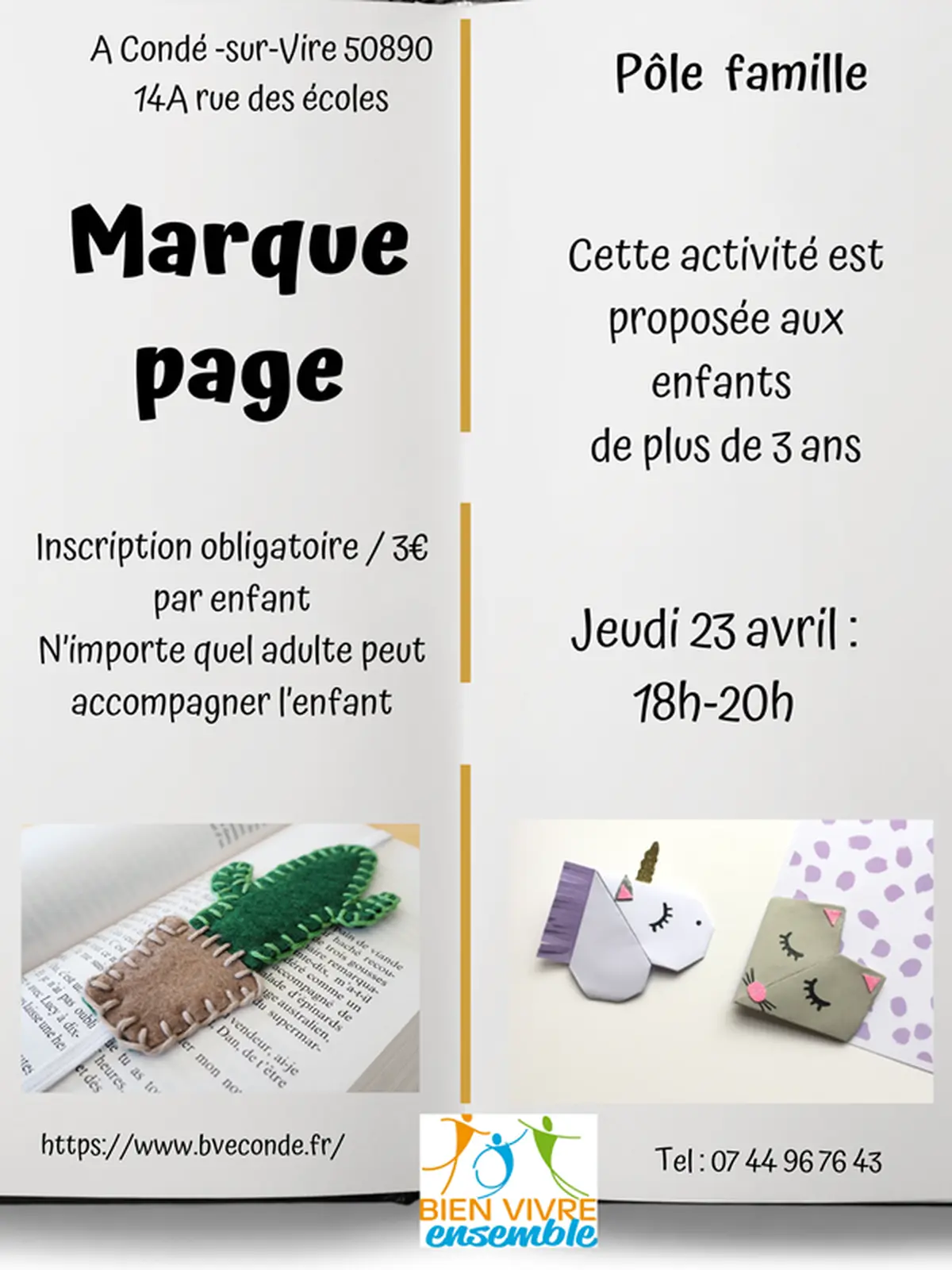 Atelier Marque page